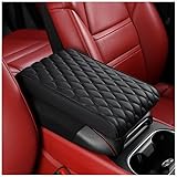 Auto Armrest Cushion Pads for Renault Clio 4 Sport Tourer(2012-2019) Accessories Car Centre Console Armrest Pad Durable Material and Easy to Clean-is Waterproof and Anti-Scratch