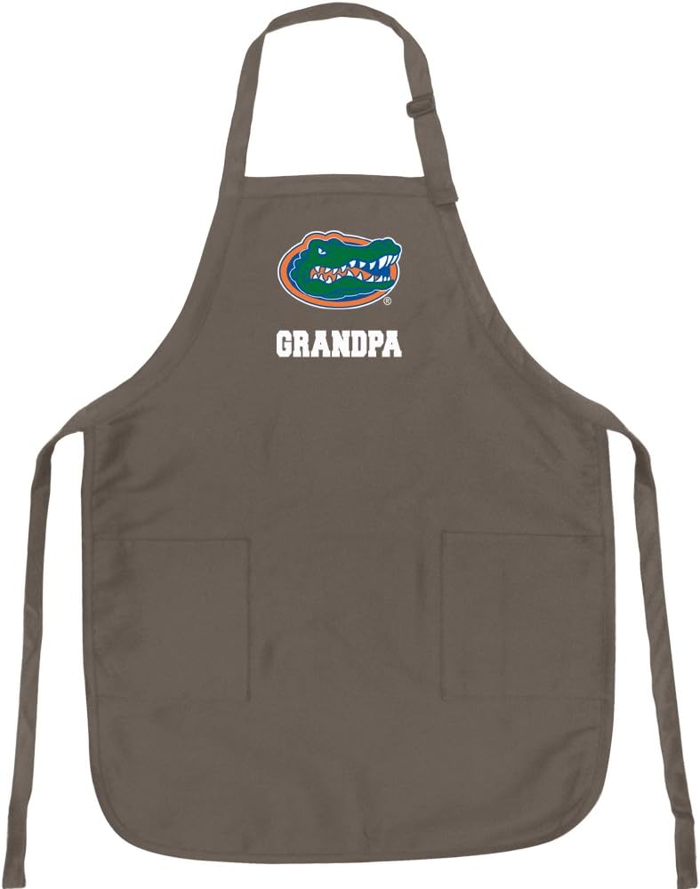 Broad Bay University of Florida Grandpa Apron BEST Florida Gators Grandpa Logo Gift for Man Him
