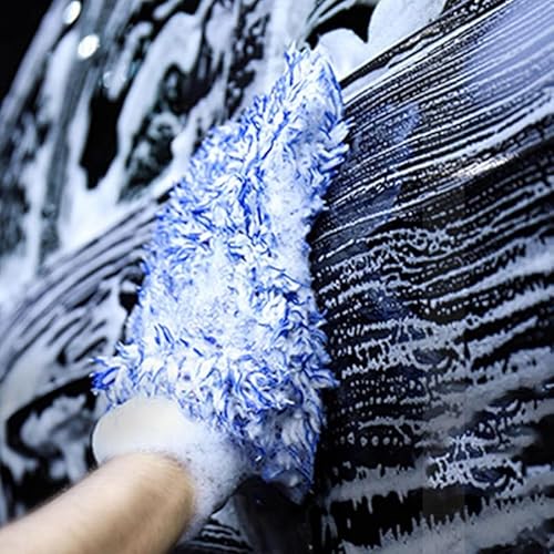 Lave Auto Pro - Autowaschhandschuh – weiche und sehr saugfähige Mikrofaser – Waschhandschuh fürs Auto