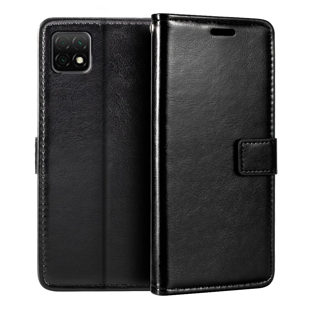 Cover A Libro Per WIKO T3 Con Portafoglio – Pelle PU, 7 Slot Per Carte, Tasca Con Cerniera, Cinturino Da Polso E Supporto, Colore Rosso, Design Fiore Goffrato