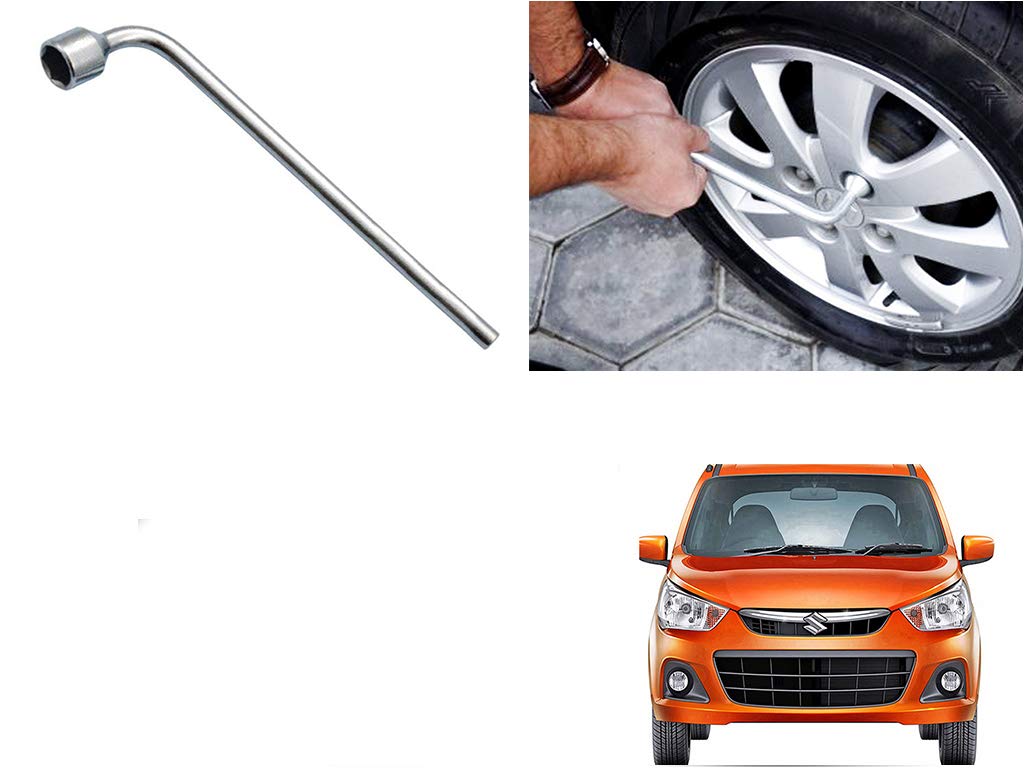 Suredale Metal Car Spanner Wrench lshaped wheel nut spanner features