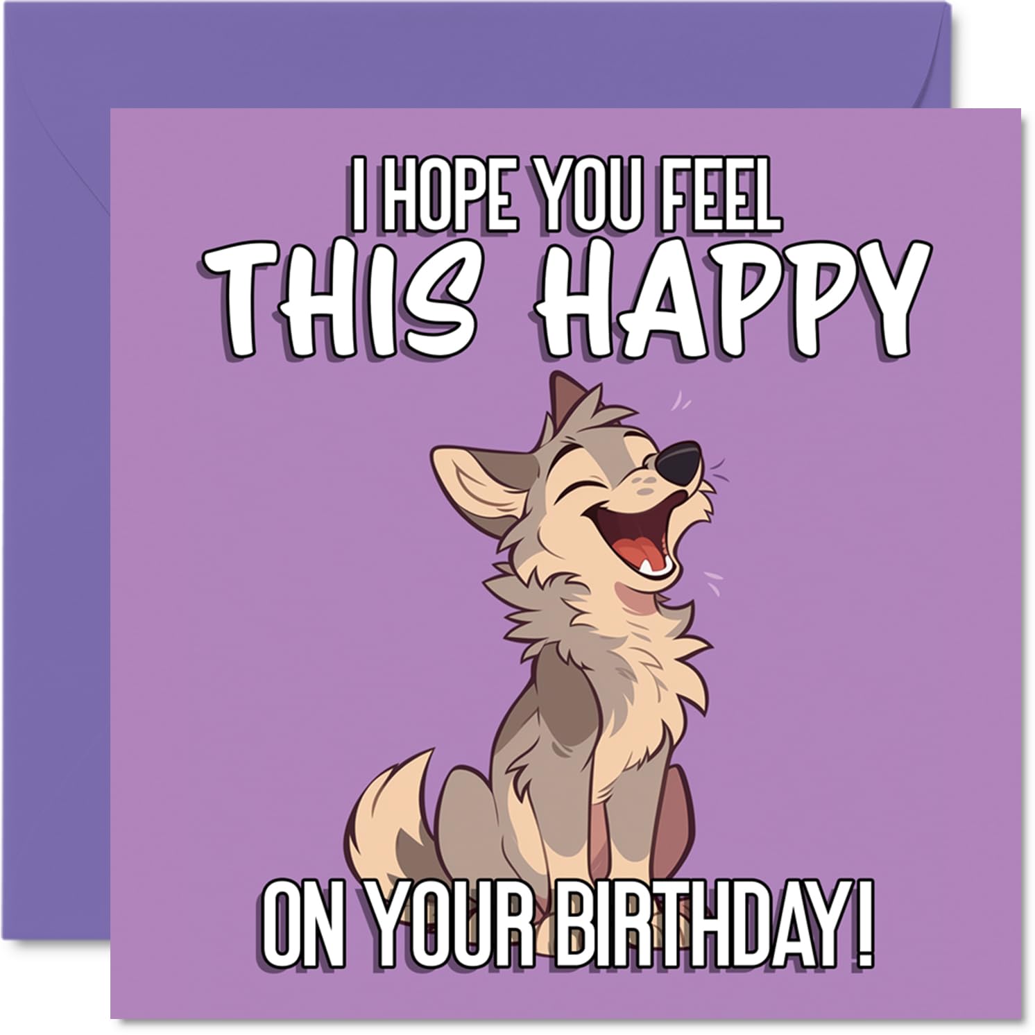 Playful Birthday Card, Bursting with Joy