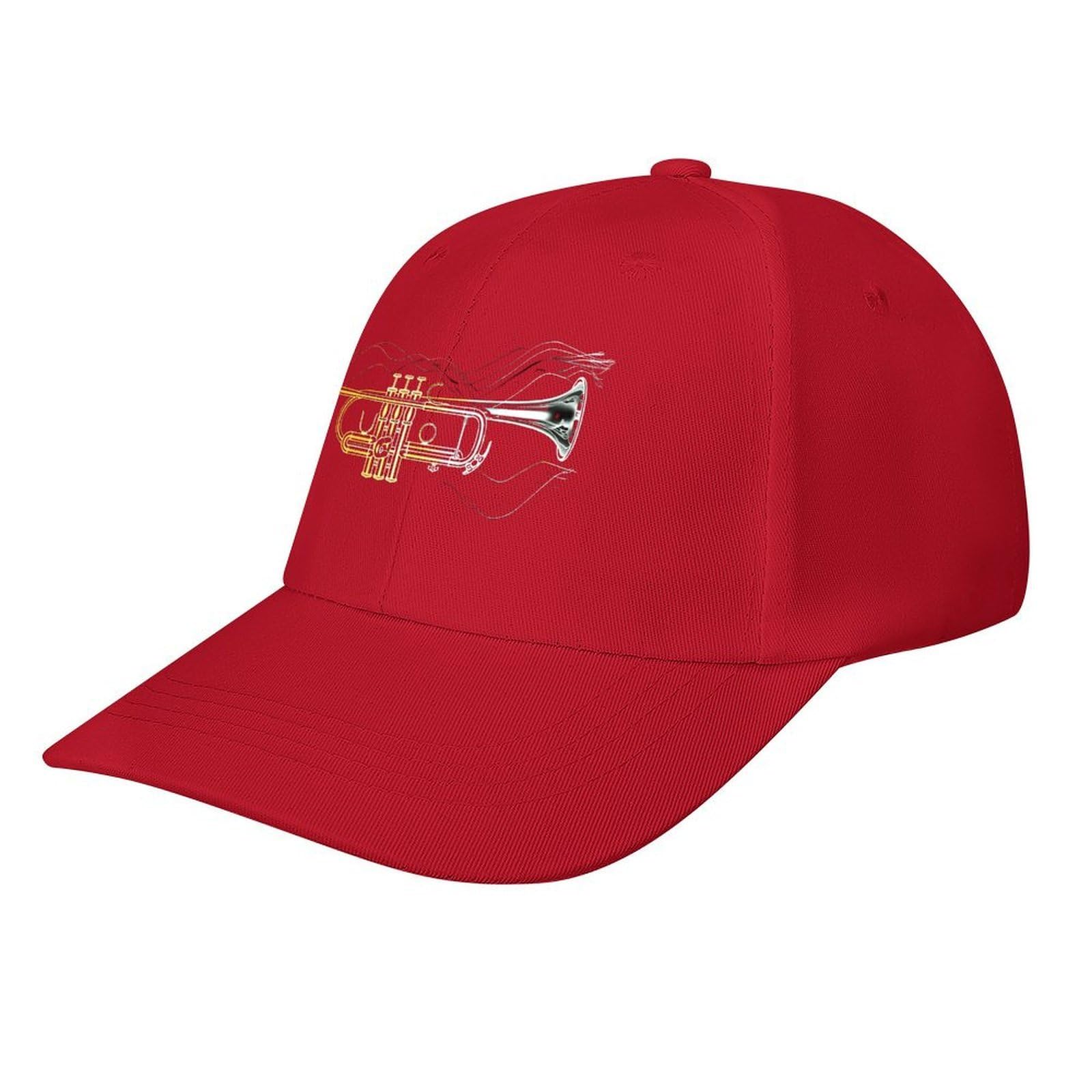 Trumpet Baseball Cap Personalised Trucker Hat Dad Cap Sports Sunhat Headwear Men Women