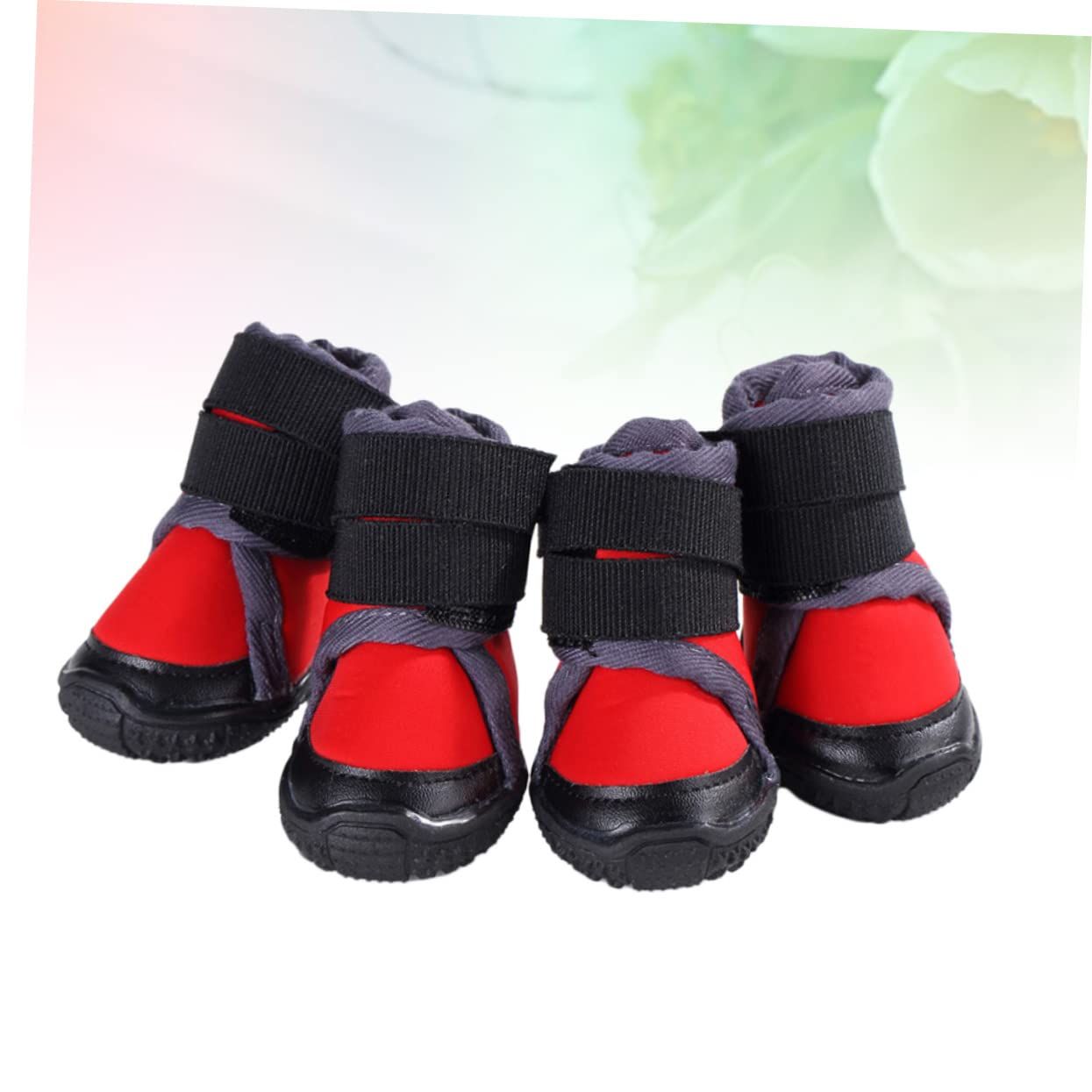 Toddmomy 4pièces Chaussures Chaudes Antidérapantes pour Chiens Chaussures Extérieur pour Animaux De Compagnie Adaptées Randonnée Et Marche Hiver