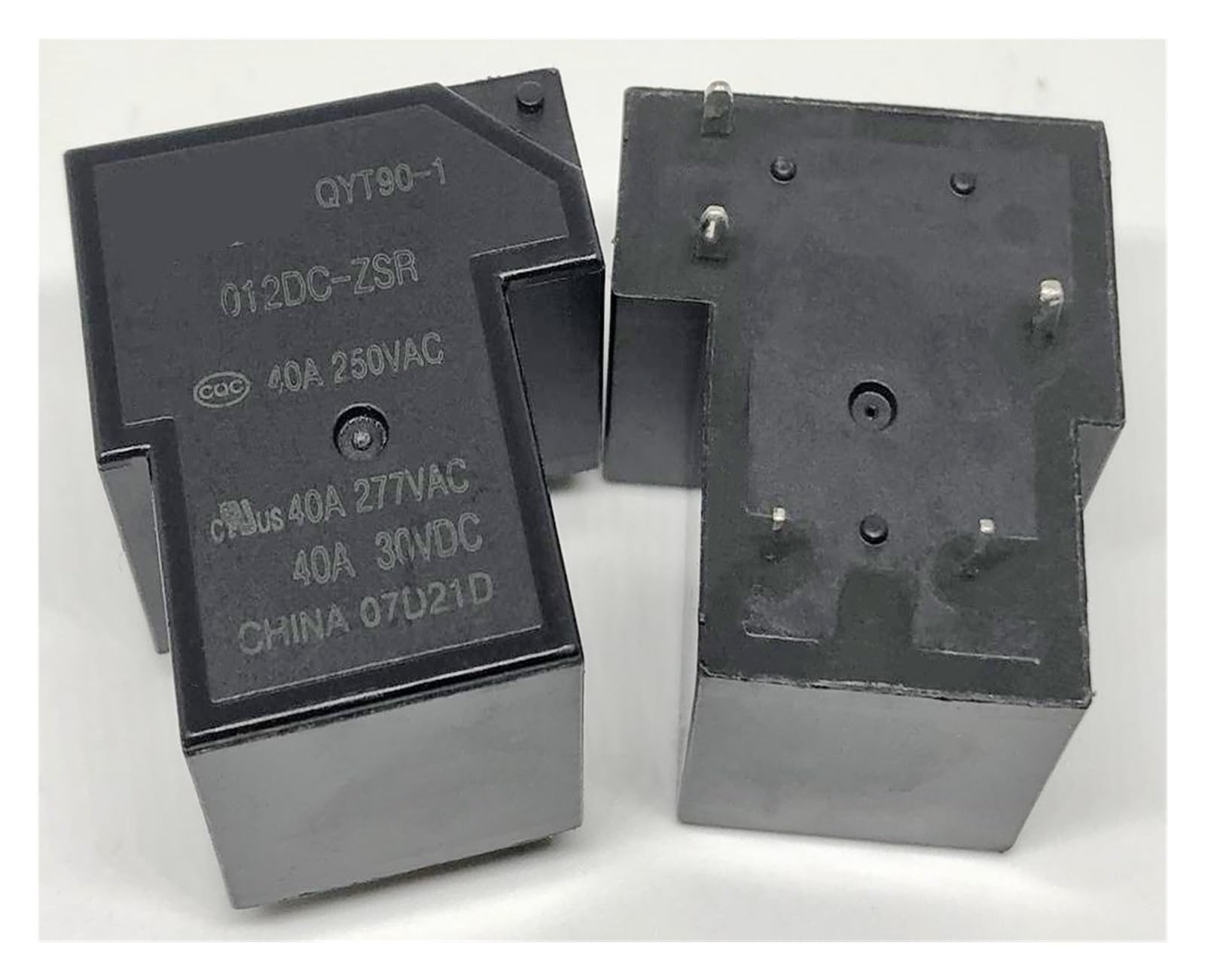 YZWRWRMKTB 1pc QYT90-1 012DC-ZSR (T90-1C-5P-12V-40A) Relay 5 pins