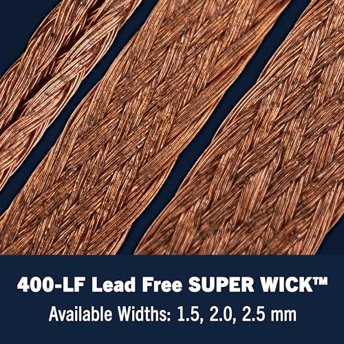 Image of MG Chemicals - 424-LF Desoldering Braid #2 Fine Braid Super Wick for Lead Free Solder, 0.05 inch Width x 5' Length