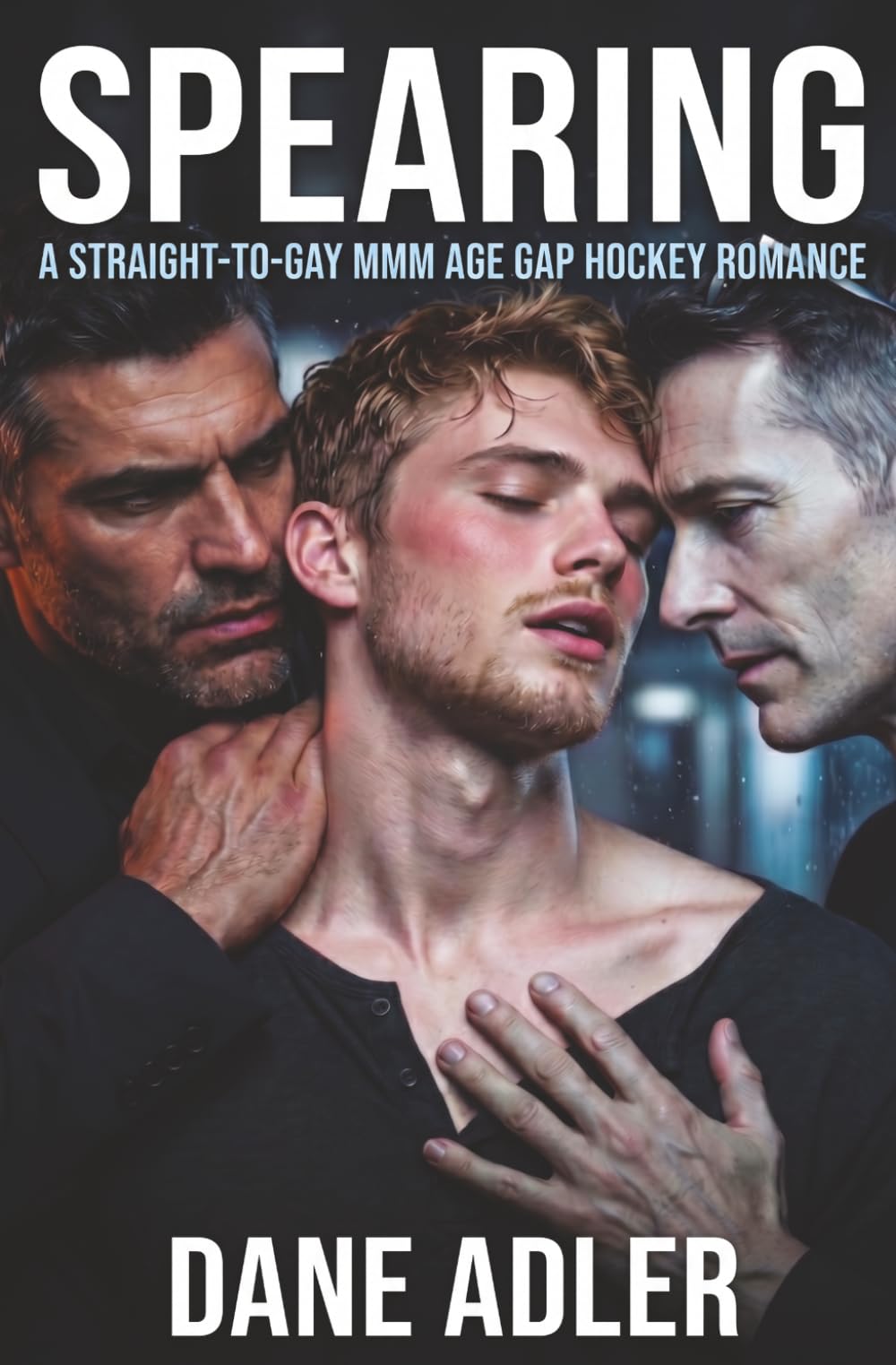 Spearing: A Straight-to-Gay MMM Age Gap Hockey Romance (Experienced Hands)
