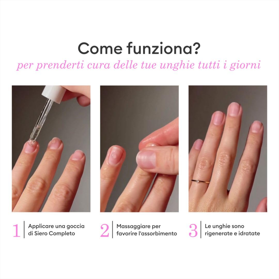 Manucurist - Siero Completo, Trattamenti per le Unghie Rovinate e le Cuticole, Idrata e Rigenera le Unghie che si Spezzano, Texture Gel Non Untuosa, Bio-based - Idee Regalo Donna