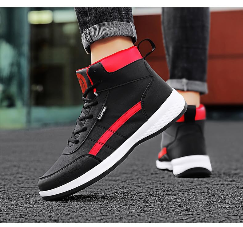Men's Large Size High-Top Sports Shoes - Fashion Lightweight Casual Sneakers3