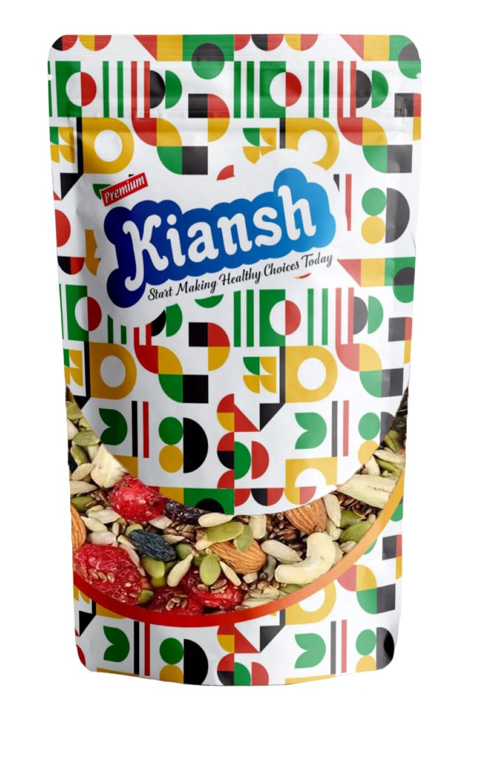 Kiansh Breakfast 200 Grams Trail Mix with Dry Fruits, Berries & Protein-Rich Seeds | Power Snack Loved by Moms | Best for Active Kids & Office Professionals | Keeps You Full Energetic & Energized All Day.-image-42