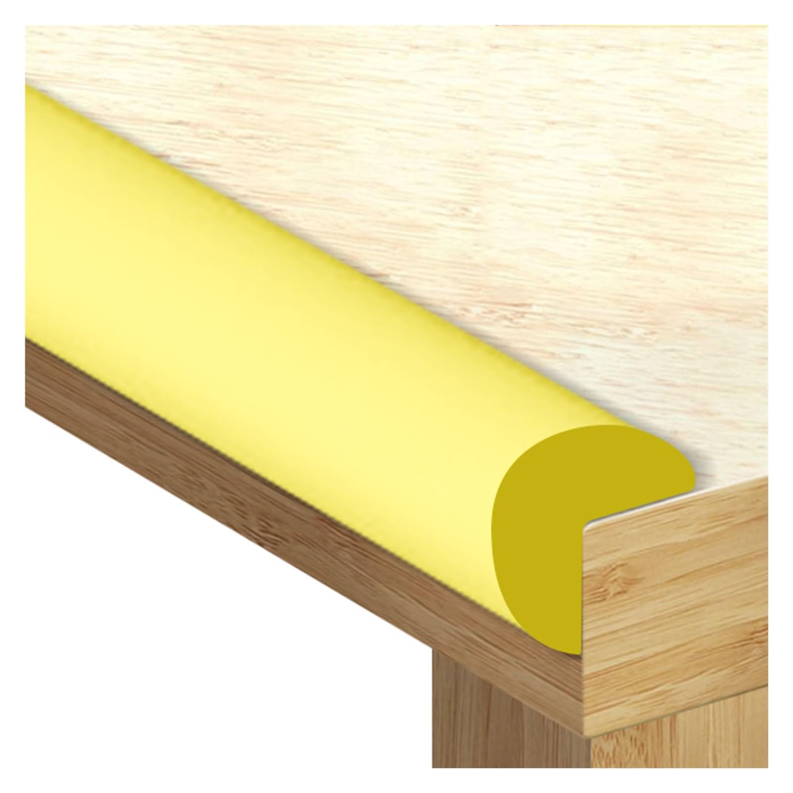 Furniture Edge corner protector, Corner Edge Bumper Guard Foam Pretaped Cushion Multicolor Sharp Edges Furniture(Yellow,10pcs)