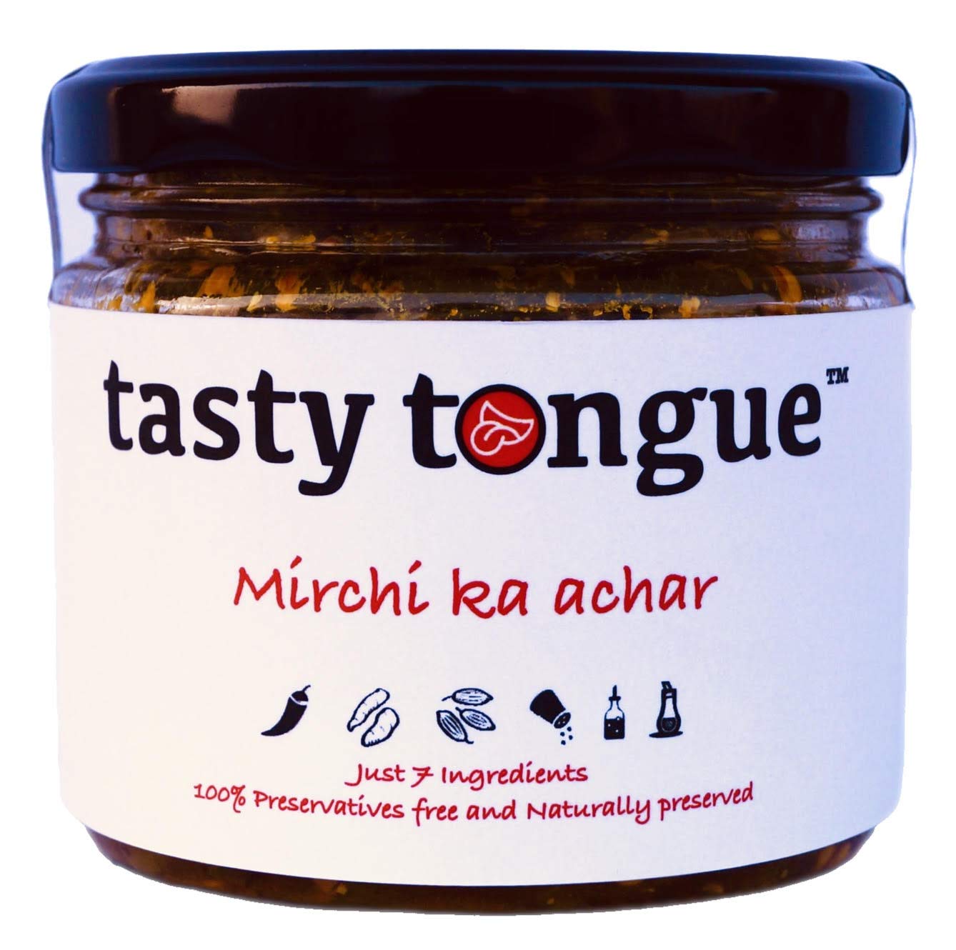 tasty tongue - Homemade Mirch Ka Achar (Green Chili/Pepper Super Pickle), Traditional, Marwari Style, Handcrafted, No Added Preservatives & Certified | 350 GMS Glass Jar (B08Q8DSP1Z) Amazon Price History, Amazon Price Tracker