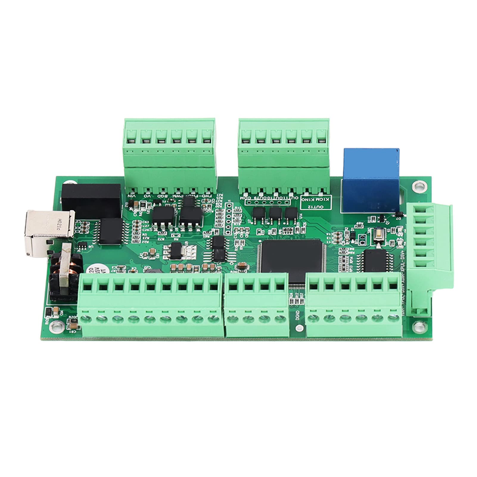 Tgoon USB CNC Motion Controller Card, Magnetic Coupling Isolation Reliable Plug and Play 100 Ohms Output Impedance PWM Motion Card for Engraving