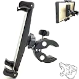 LycoGear Lycan Series Marine Boat Boat Helm Rail Tablet & Smartphone Pole Handle bar Holder Mount for iPad Pro 12.9 10.5 9.7 Air Mini GalaxyTab Phone 17 16 Pro Max Plus Fold Pixel Surface Pro Slate