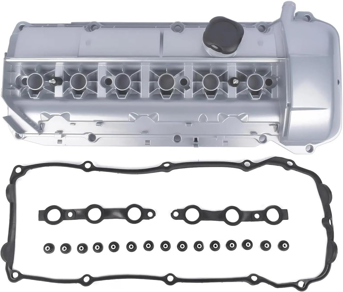BXBJVTP(小さな店) 1セットシルバーのバイクのトップエンドガスケット