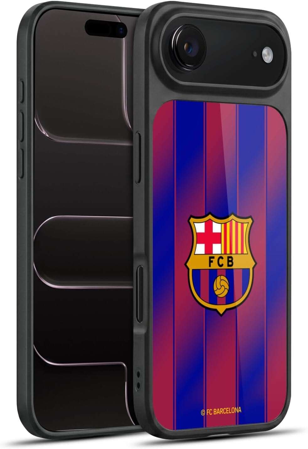 Head Case Designs Officially Licensed FC Barcelona Home 2025/26 Crest Kit Gel Armour Case [Military Grade Protection] Compatible with Apple iPhone 14