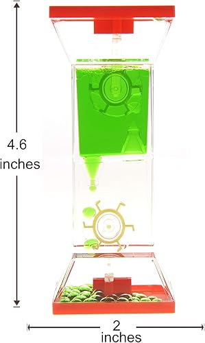 Miniatura 8 de PowerTRC Juguete sensorial de burbujas de movimiento líquido, juguete antiestrés para encimeras de escritorio, juguete calmante y relajante para