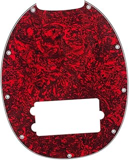 Toyvian 1pieza Pickguard Protector Profesional Para Antirayaduras Color Rojo Para Protección De Instrumentos Musicales