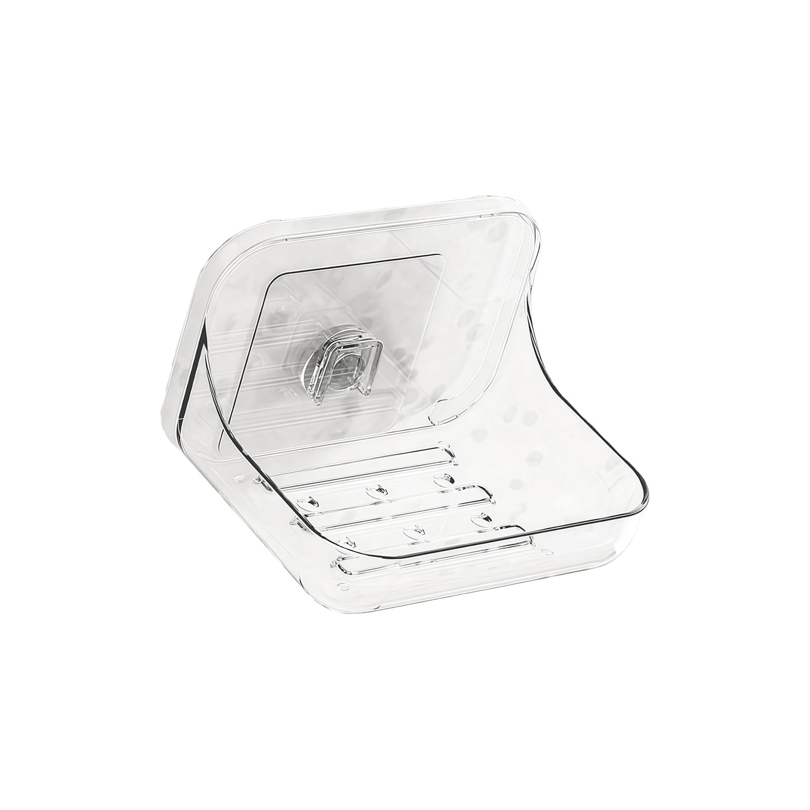 Zbiianxer A Modern Soap With Drainage Holes Wall Mounted Fast Dry Soap Holder For Efficient Bathroom Countertop Organization Drainage