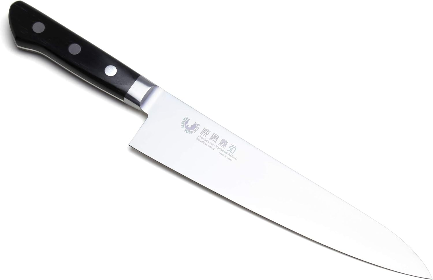 Yoshihiro Inox Stainresistant Aus10 Steel Ice Hardened Gyuto Chefs Knife 9.4