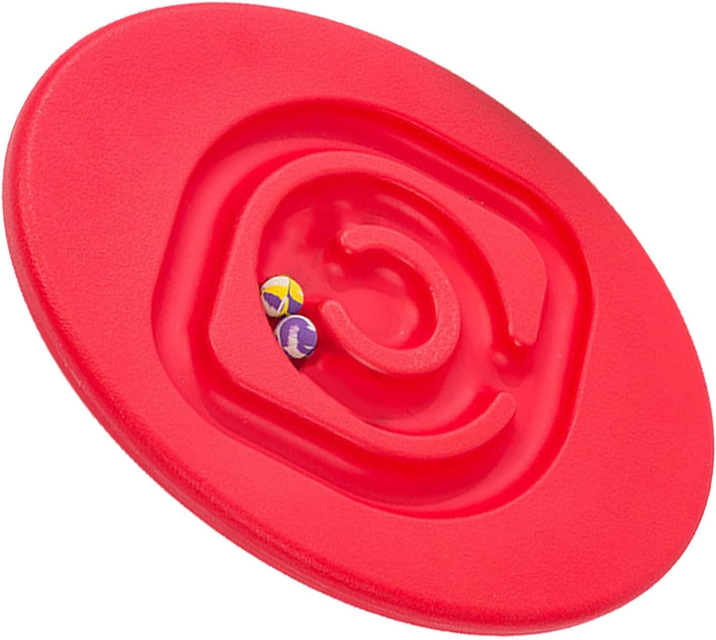Kids Snail Balance Board Kids Plastic Board for Indoor Play (Red)
