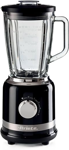 Ariete 585 Standmixer 1000W mit Eiszerkleinerungsfunktion