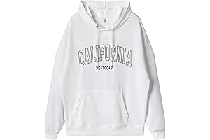 Girls California Sweatshirt: Graphic Print Hoodie for Preppy Style