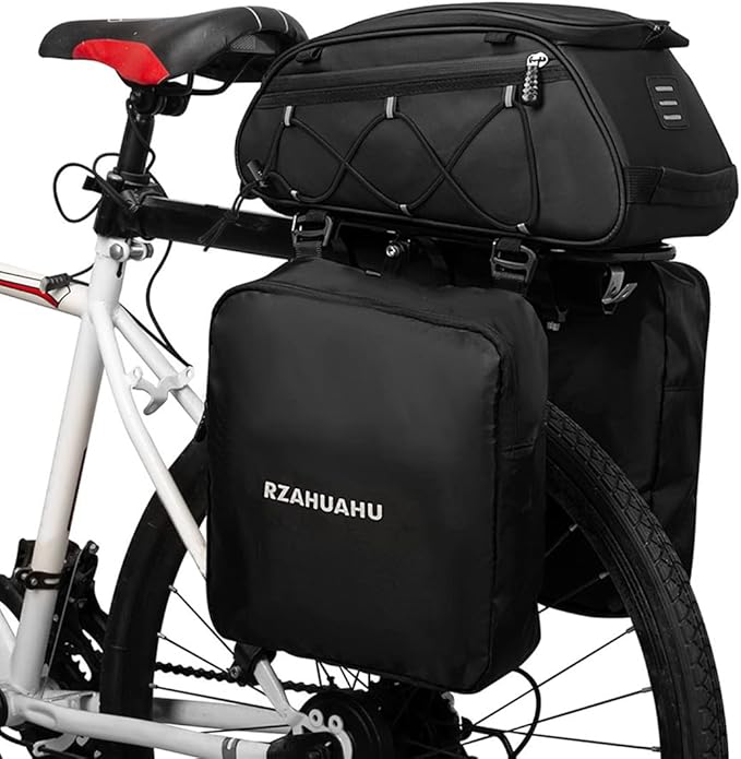 Panier-sacoche vélo,sac de selle étanche avec feu arrière,sacoche de