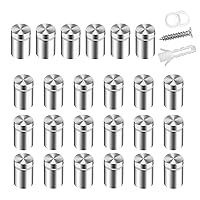 Vista 9 de Tornillos de separación, separadores de letreros, tornillos de separación para acrílico, soporte publicitario de metal, accesorios de montaje