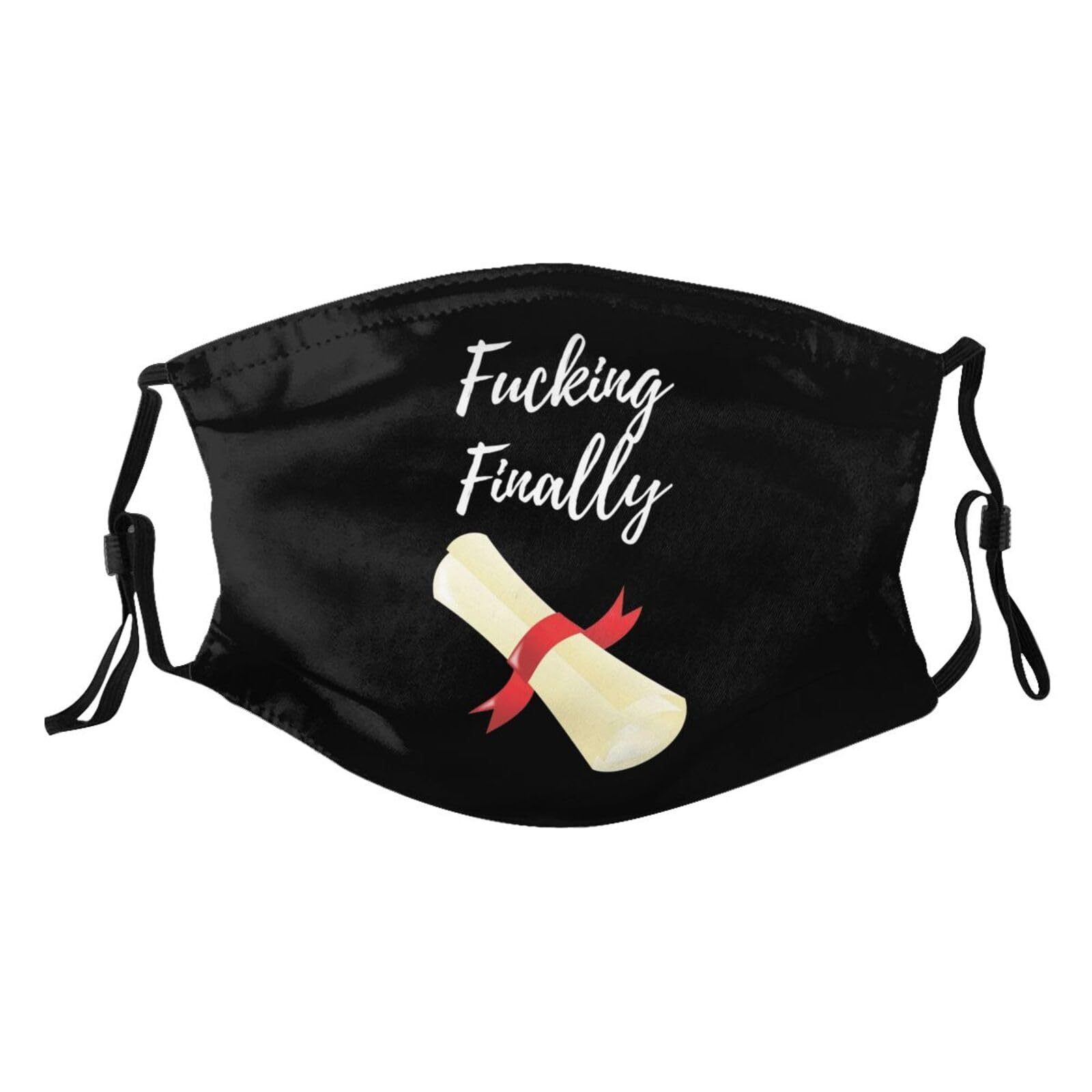 Fucking Finally Graduation Adult Dust Mask Adjustable Dust Face with 2 Filter135