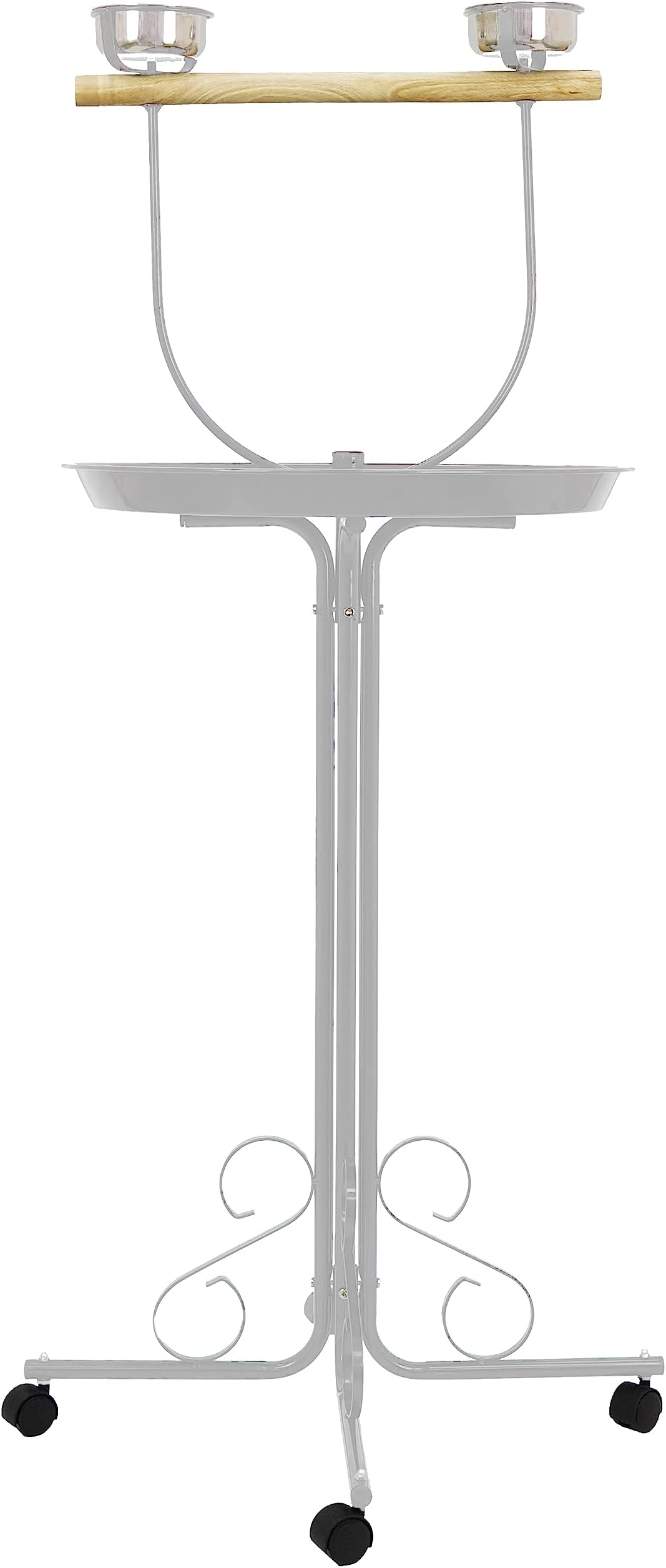 Egardenkart® Bird Stand Play Top Large Parrot Bird Play Stand Perch Rolling Stand