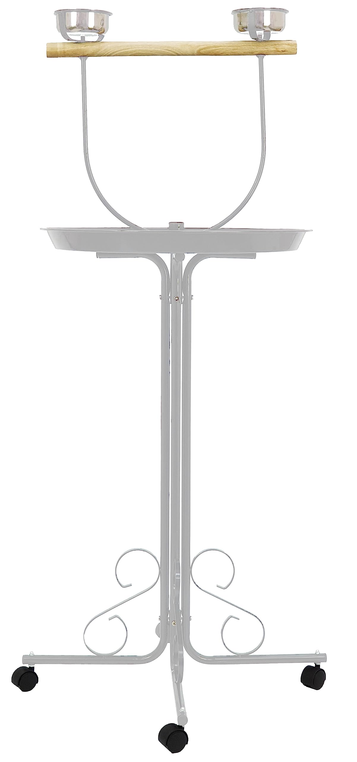 Bird Stand Play Top Large Parrot Bird Play Stand Perch Rolling Stand