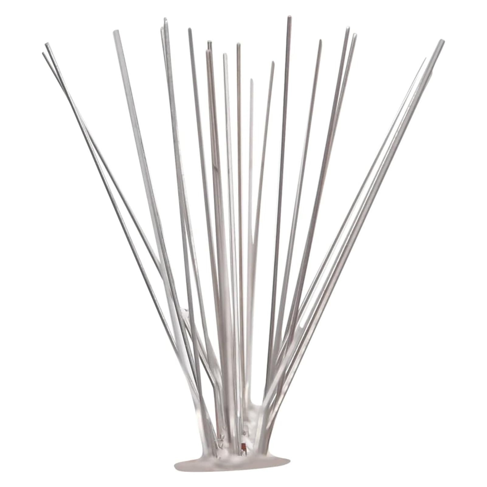 Set Dissuasori per Uccelli e Piccioni 40 pz Acciaio 5 File 20 m,Forniture domestiche,Controllo infestanti,Repellenti,Repellenti per animali-149134