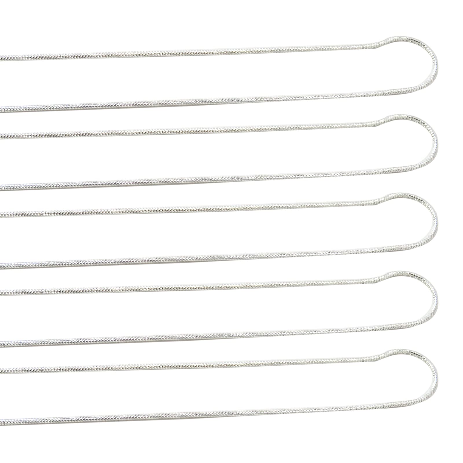 Silver Necklace Chain Bulk 925 Sterling Silver Snake Chain 1MM