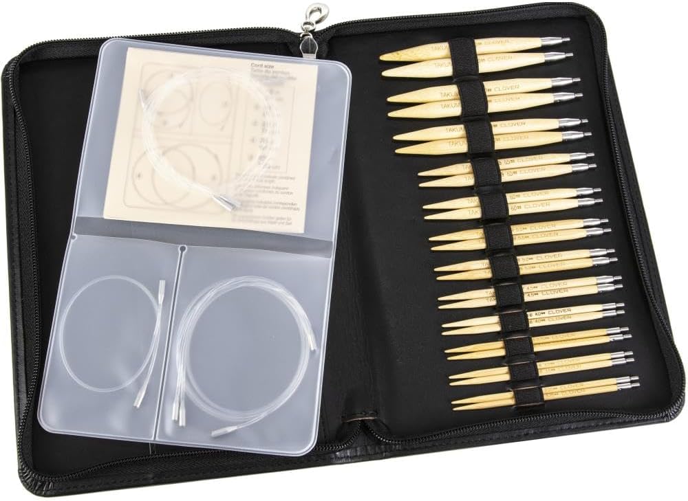 Takumi Bamboo Interchangeable Circular Knitting Needle Set-