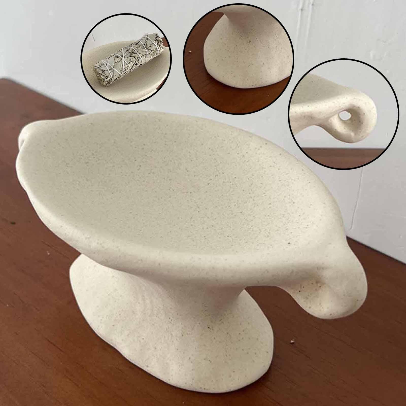 Bruciatore di in Ceramica per Sala da Pranzo, Regalo, Raccogli Cenere,