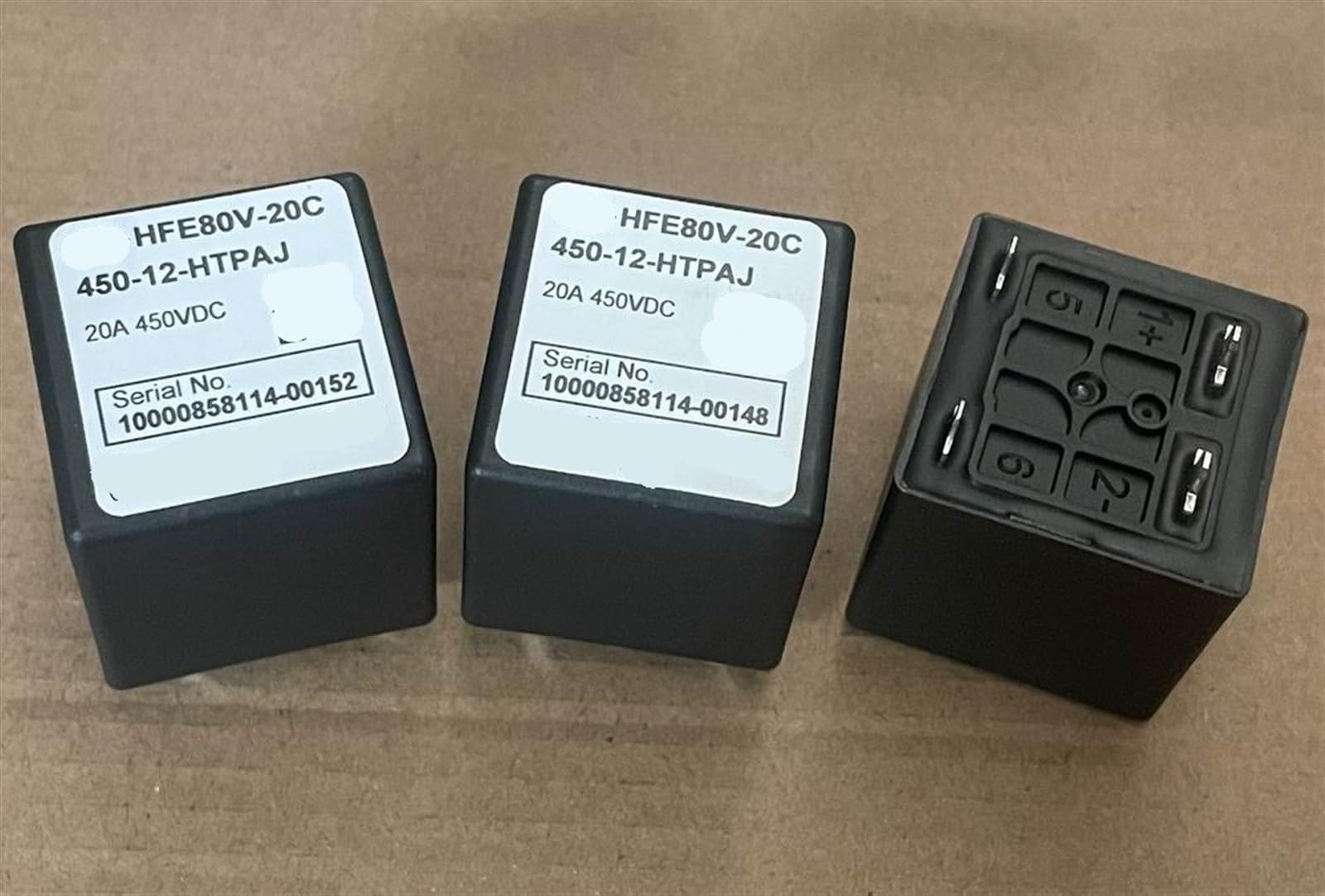 Relais HFE80V-20C 450-12-HTPAJ 4 broches pour commutation de batterie - 2