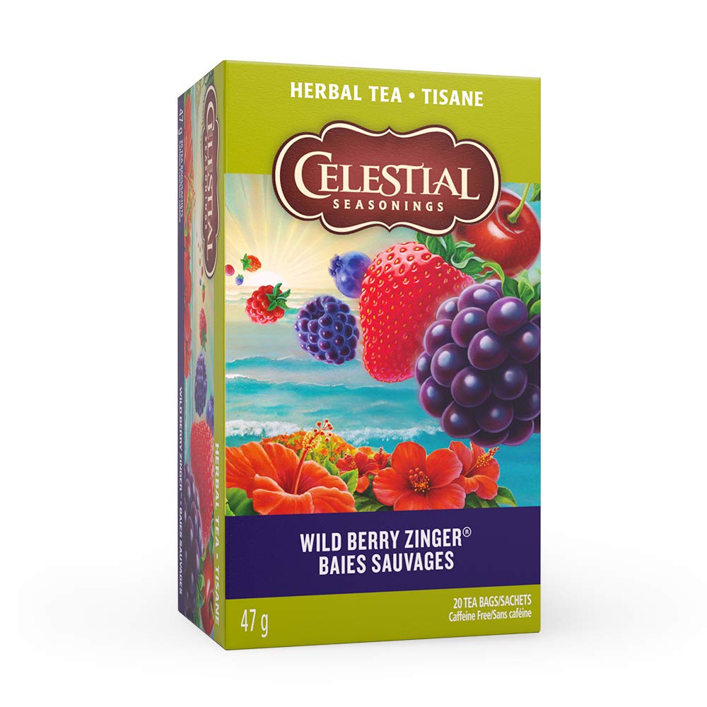 Amazon.com : Celestial Seasonings Herb Tea Wild Berry Zinger, 20