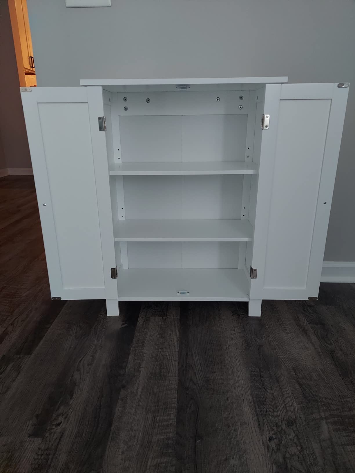 11/mo Finance ZENY Bathroom Floor Storage with Double Door