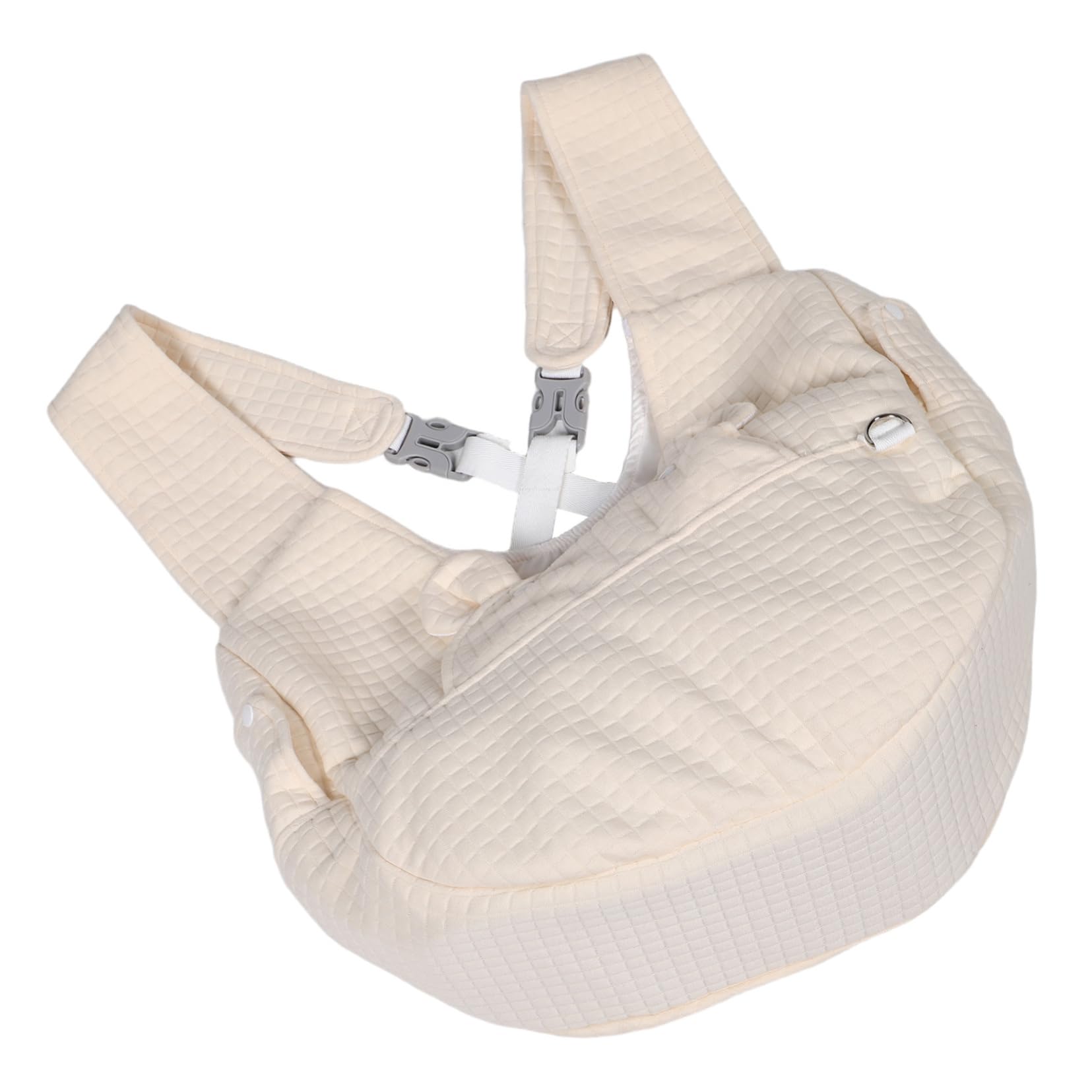 GANAZONO Welpenrucksack aus Baumwolle mit Atmungsaktivem Material und Transparentem Fenster Kleiner Haustier Tragerucksack für Reisen und Wandern mit Mehreren Fächern und Crossbody Design