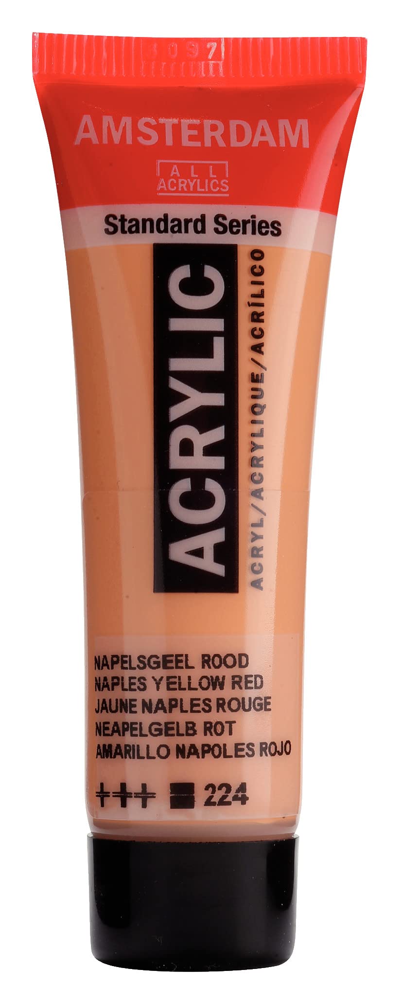 Royal Talens Amsterdam Standard Acrylic Paint 20ml Naples Yellow Red Tube