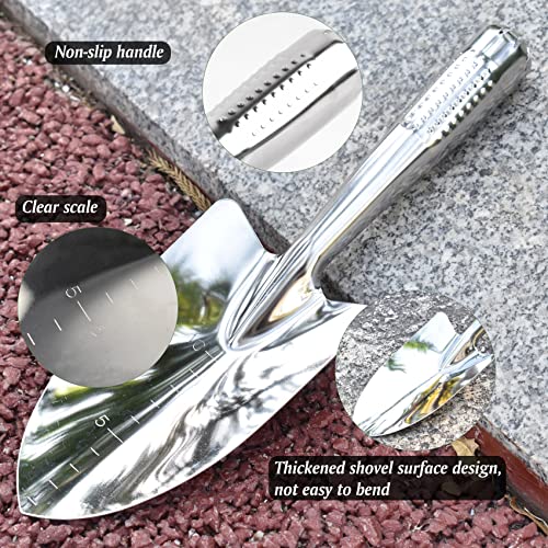 Zoyiancy Garden Shovel Hand Trowel, Stainless Steel Gardening Hand Tools, Spade Shovel For Planting thumb #3