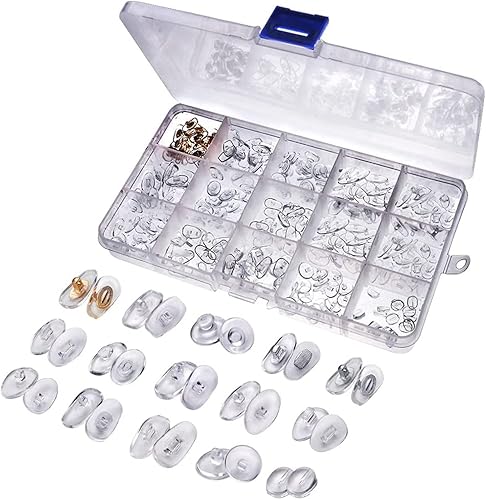 MMOBIEL 150 pares de gafas kit de reparación transparente transparente gafas de ojos almohadillas de soporte de nariz gafas gafas de sol
