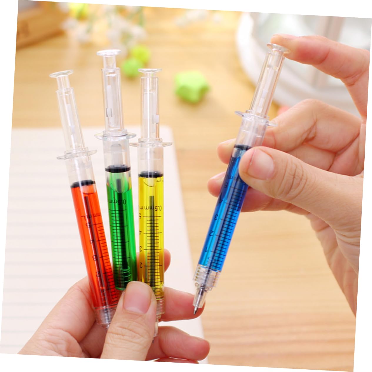 Lurrose 72 Pièces stylo créatif stylos bille crayon bille fournitures scolaire school supplies en forme à bille