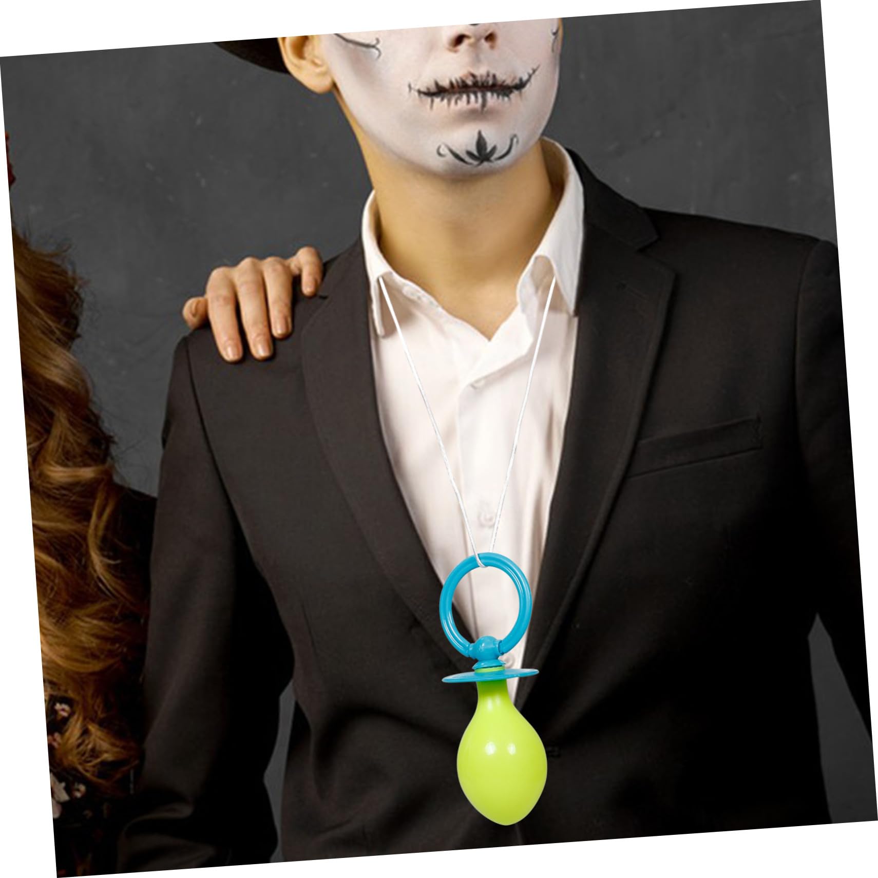 VANZACK Accessoire de Tétine Géante en Plastique Bleu Léger et Réutilisable pour Cosplay Halloween et Séances Photo à Thème
