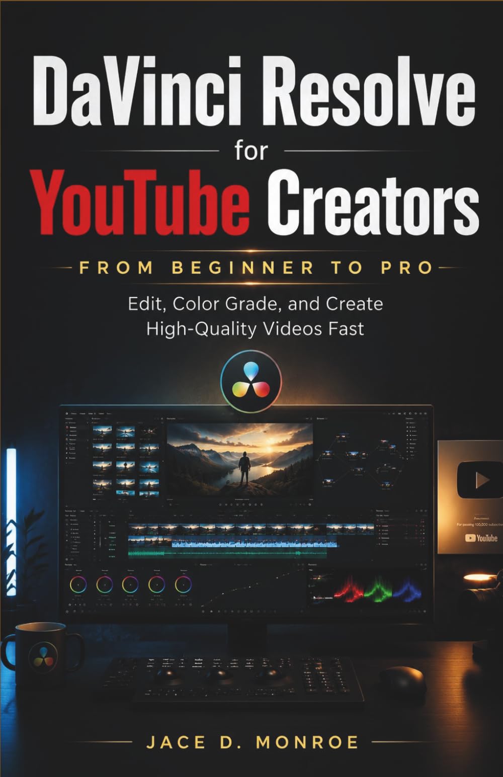 DaVinci Resolve for YouTube Creators From Beginner to Pro: Edit, Color Grade, and Create High-Quality Videos Fast