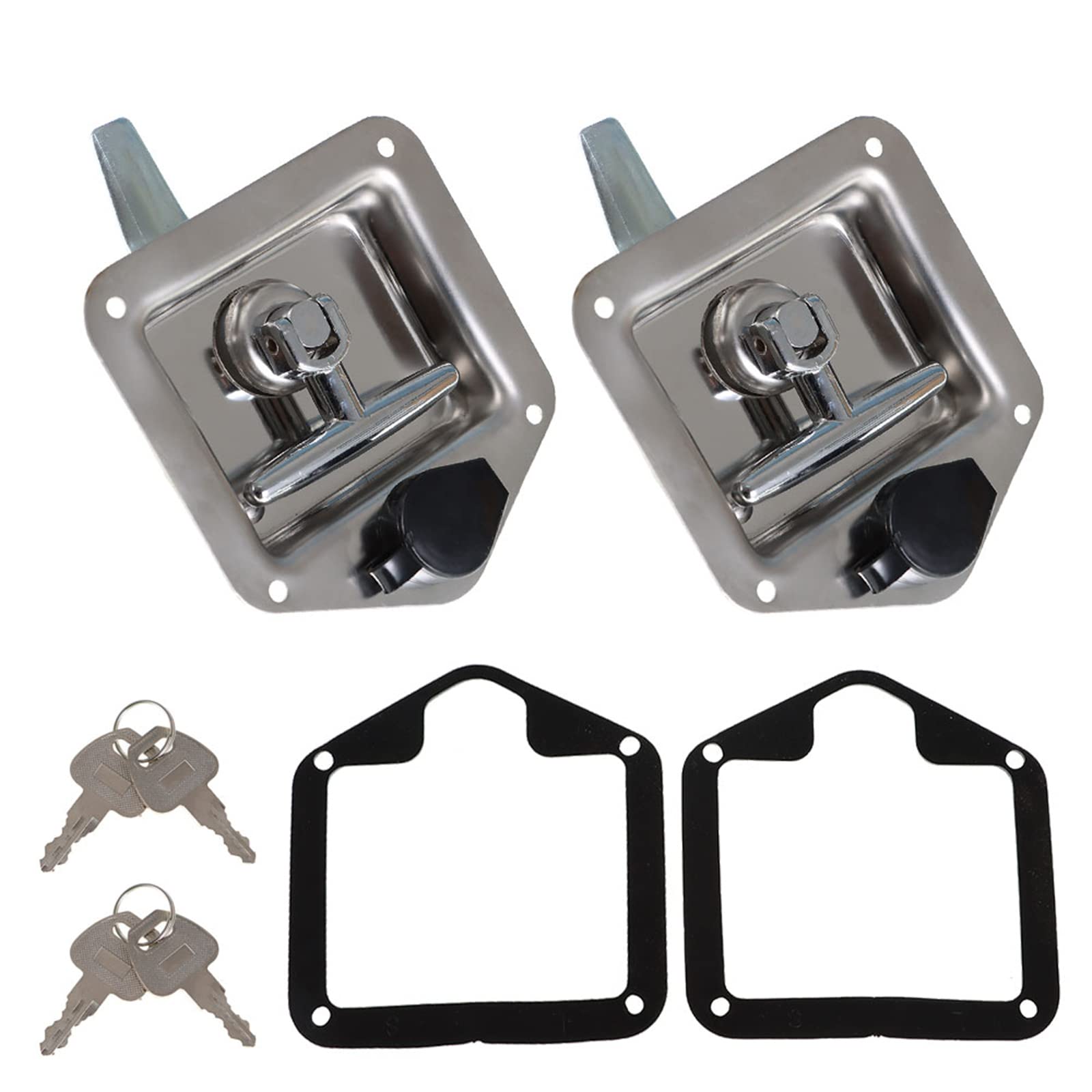 Buy Autoparts 2 Pcs THandle Tool Box Latch T Handle Latches with Lock