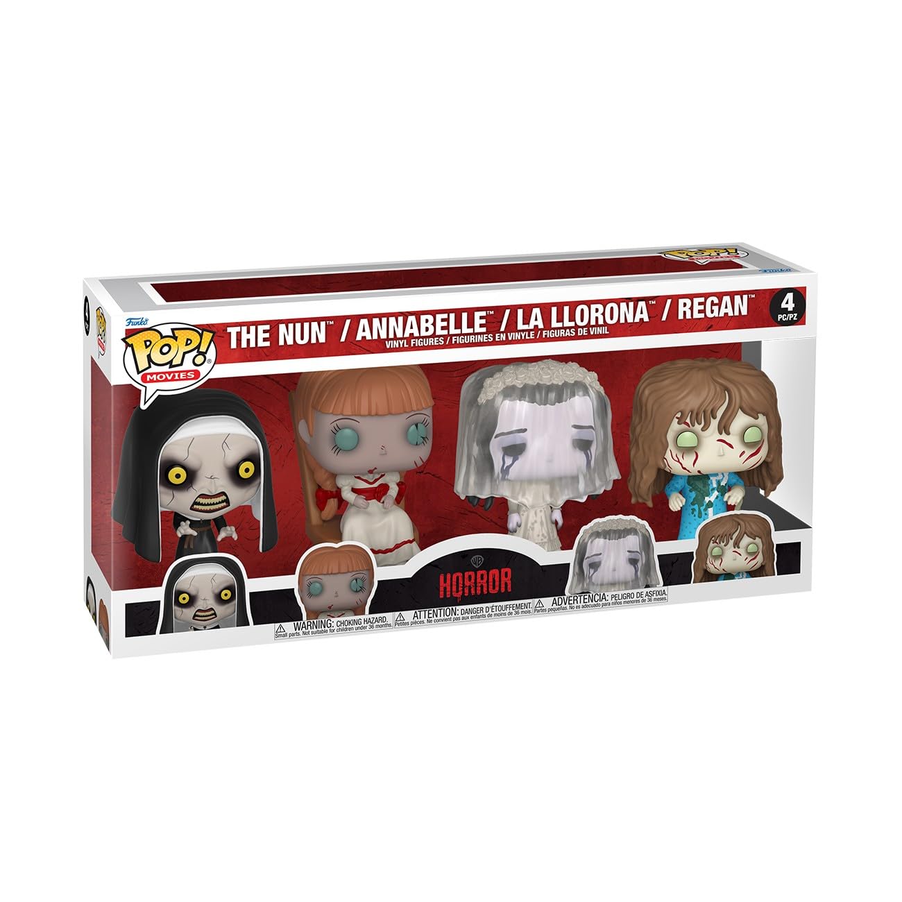 Funko Pop! Movies: Warner Bros. Horror 4 Pack