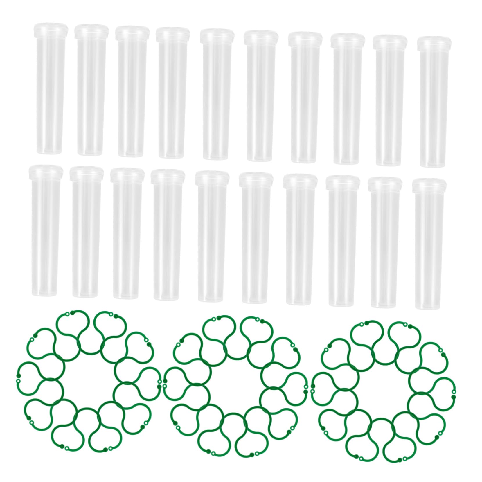 balacoo Floral Tube Set Lightweight Compact Floral Water Bottles for Carnations Roses Chrysanthemums