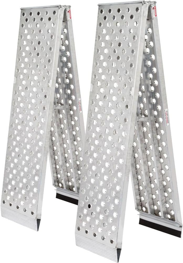 Big Boy MF2-12019-EZ-LAWN Aluminum 10' Arched Folding Lawn Mower Ramps